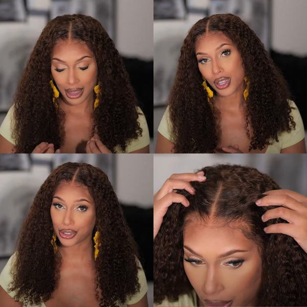 13x6 HD SWISS Lace Front Upgraded Pre-plucked Hairline Deep Wave Wig