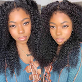 Bye~Bye~KNOTS HD Lace 13x6 Frontal Wig - Kinky Curly with Curly Edge