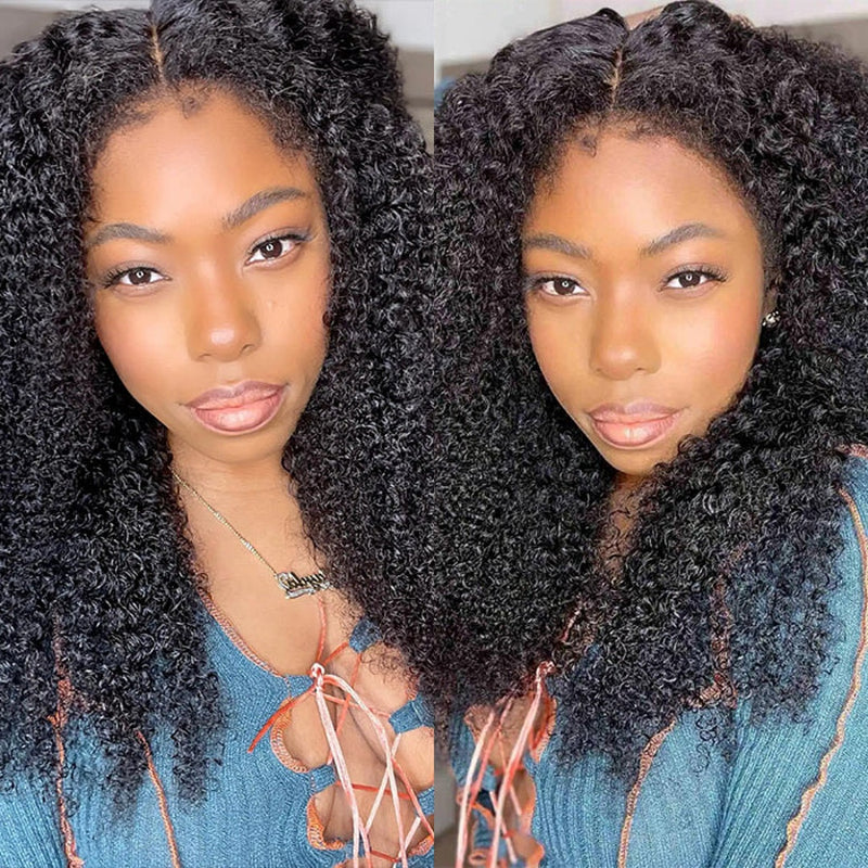 Bye~Bye~KNOTS HD Lace 13x6 Frontal Wig - Kinky Curly with Curly Edge