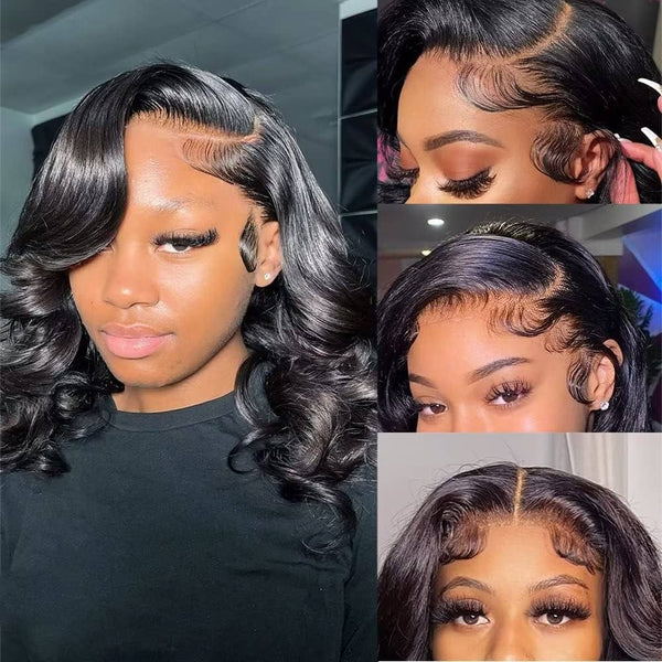 360 HD LACE UPGRADED PRE-PLUCKED WIG WITH Invisible Strap - Body Wave