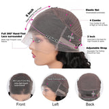 Nicole  360 Transparent Lace Front Human Hair Wig - Silky Straight Bob