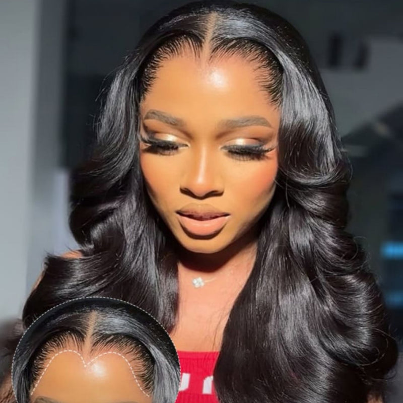 "LAGOS" M-Shaped HAIRLINE 360 HD Lace Invisible Strap Wig - Body Wave