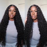 Remy Hair High Quality 5x5 HD Lace Closure Raw Hair Wig - Deep Wave