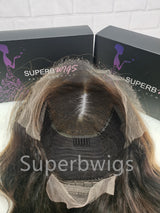 Half Price (Orphaned Product) /// 13x6 HD Swiss Lace Upgraded Preplucked Hairline 16inch 180%Wig - Body Wave Wavy