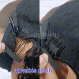 9x6/7x5 Closure Pre-Cut HD Swiss Lace Lace Upgraded Hairline Glueless Wig - Afro Kinky Curly