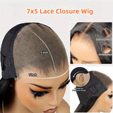 9x6/7x5 Closure Pre-Cut HD Swiss Lace Lace Upgraded Hairline Glueless Wig - Afro Kinky Curly