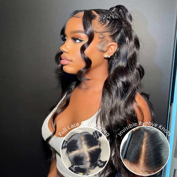 Bye~Bye~KNOTS FULL LACE HD LACE HUMAN HAIR WIG - Body Wave