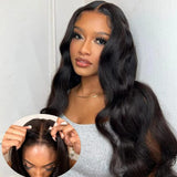 9x6/7x5 Closure Pre-Cut HD Swiss Lace Lace Upgraded Hairline Glueless Wig - Body Wave