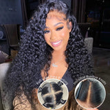 Bye~Bye~KNOTS FULL LACE HD LACE HUMAN HAIR WIG - CURLY