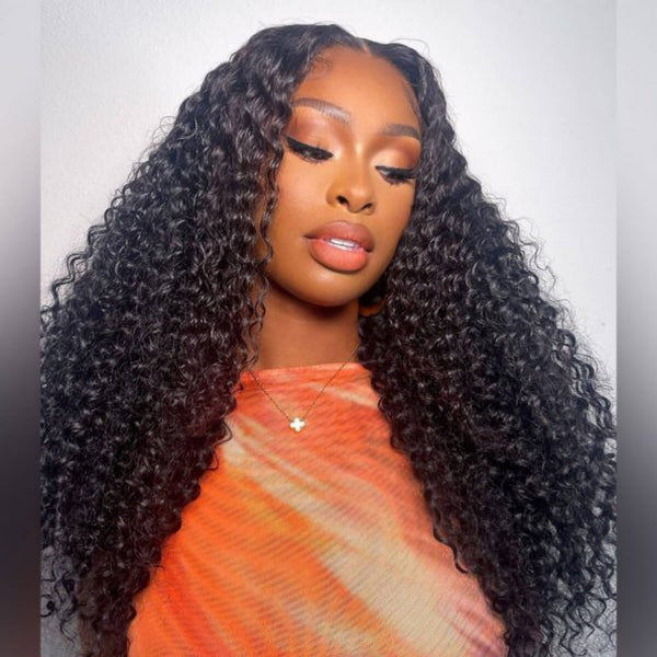 “Whole Air Cap” 5x5 /13x6  Fitted Bye~Bye~KNOTS HD Lace Wig - Curly