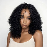 【Seamless Crochet Braids】Soft Feather Crochet Hair Extention 100% Human Hair - Burmese Curly with Spiral Curl Ends