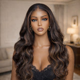 【Flash Sale】13x6 HD Lace Upgraded Hairline Pre-plucked 150%180% 250% Highlight Color Wig - Body Wave