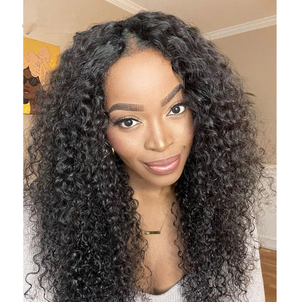 Upgraded EasiContour V-Part Glueless Wig With New Drawstring - Curly