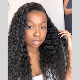 “Whole Air Cap” 5x5 /13x6  Fitted Bye~Bye~KNOTS HD Lac Wig - Deep Wave