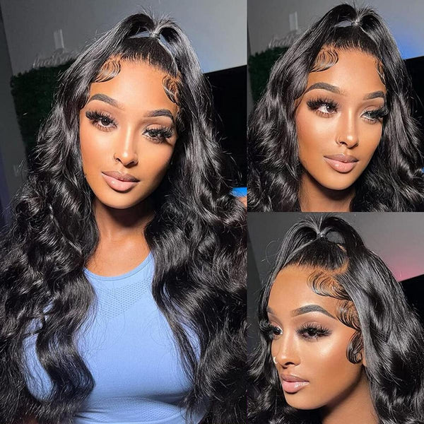 💥【BLACK FRIDAY】💥Bye~Bye~KNOTS HD Swiss Lace 13x6 Fitted Cap Ear Tap Wig - Body Wave