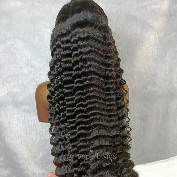 13x4/13x6 Transparent Lace Front Pre-plucked Hairline 250% Density Wig - Loose Wave