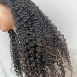 【Upgraded】PreCut 4-Line Invisible Strap 360 HD Lace Wig - Burmese Curly