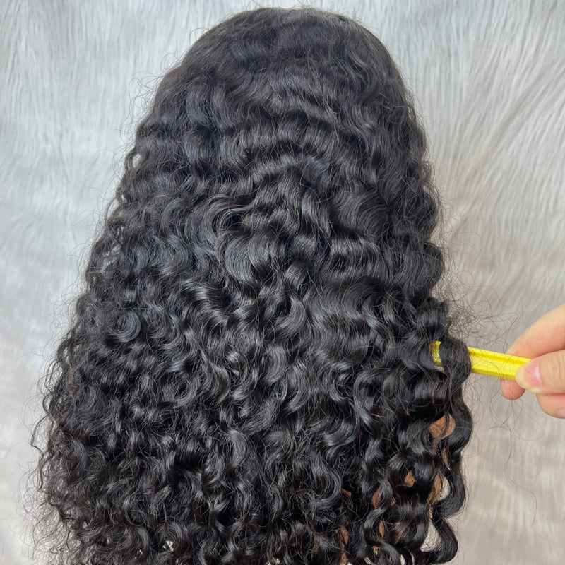 【Solo-Piece】"BYEBYE KNOTS" 13x6 Full Frontal HD Lace Upgraded Preplucked 20inch 250%Wig - Loose Curl