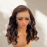 Bye~Bye~KNOTS HD Lace 13x6 Frontal Upgraded Hairline Highlight Color Wig - Kinky Wave