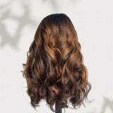 Bye~Bye~KNOTS HD Lace 13x6 Frontal Upgraded Hairline Highlight Color Wig - Yaki Wave