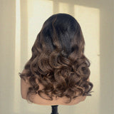 13x4/13x6 HD Lace Full Frontal Highlight Color with Drawstring Wig - Yaki Wave