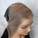 【Solo-Piece】"BYEBYE KNOTS" 13x6 Full Frontal HD Lace Upgraded Preplucked 14inch 130%Wig - Light Yaki Straight