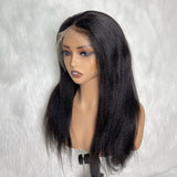 【Solo-Piece】Byebye Knots 13x6 HD Lace 18inch 150% Frontal Wig -Yaki Straight