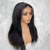 【Solo-Piece】Byebye Knots 13x6 HD Lace 18inch 150% Frontal Wig -Yaki Straight