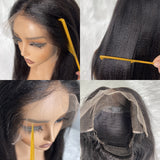 【Solo-Piece】Byebye Knots 13x6 HD Lace 18inch 150% Frontal Wig -Yaki Straight