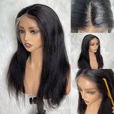 【Solo-Piece】Byebye Knots 13x6 HD Lace 18inch 150% Frontal Wig -Yaki Straight