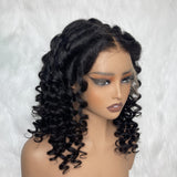 HD Lace 13x6 Fitted Cap Ear Tap Wig - Kinky Spanish Curl