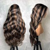 13x6 HD Lace Upgraded Pre-plucked 150%180%250% Highlight Color Wig - Body Wave