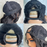 【Solo-Piece】Upgraded EasiContour V-Part 16inch 150% Drawstring Wig - Body Wave