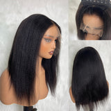 【Solo-Piece】Byebye Knots 13x6 HD Lace 14inch 250% Frontal Wig - Yaki Straight