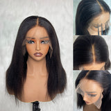 【Solo-Piece】Byebye Knots 13x6 HD Lace 14inch 250% Frontal Wig - Yaki Straight