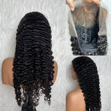 【Solo-Piece】13x6 HD Lace Frontal New Air Cap 22inch 150% Drawstring Wig - Burmese Curly