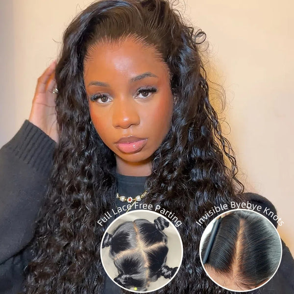 Bye~Bye~KNOTS FULL LACE HD LACE HUMAN HAIR WIG - Loose Wave