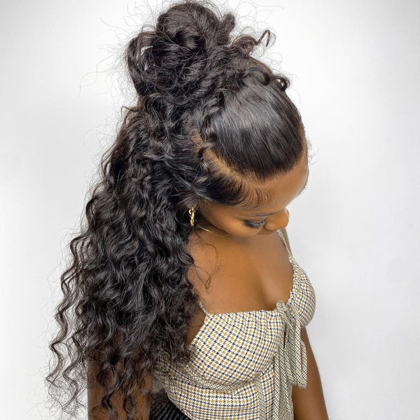 Bye~Bye~KNOTS FULL LACE HD LACE HUMAN HAIR WIG - Loose Wave