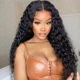 Half Price /// 13x4 Transparent Lace Front Preplucked Hairline Human Hair Wig - Loose Wave