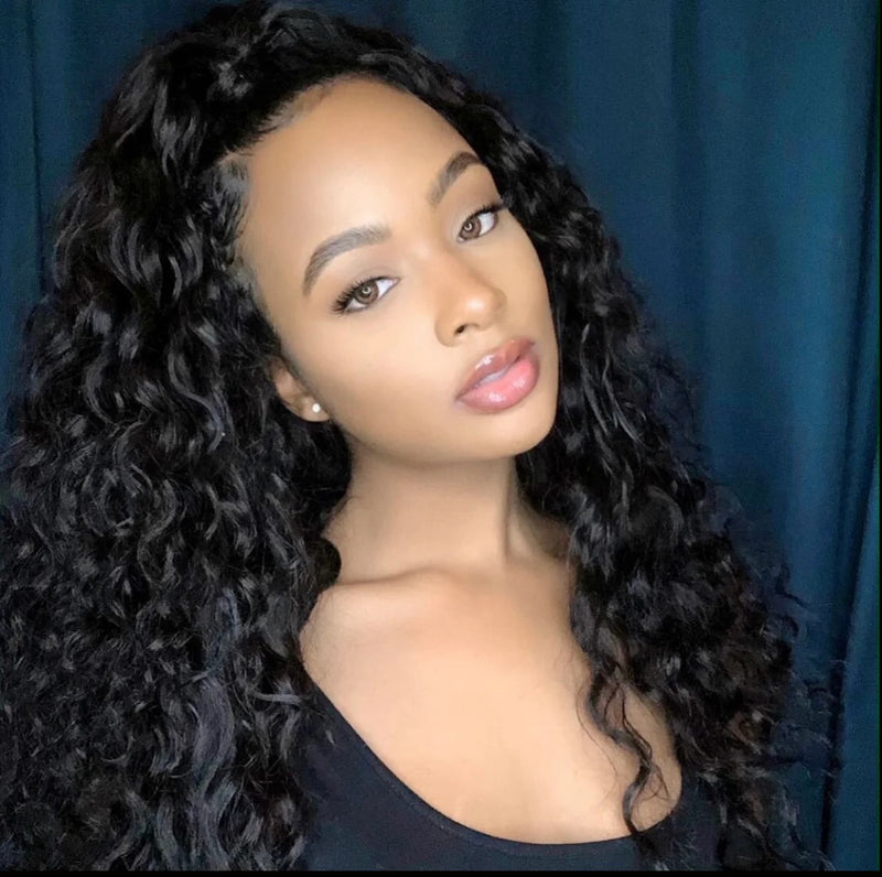 Half Price /// 13x4 Transparent Lace Front Preplucked Hairline Human Hair Wig - Loose Wave