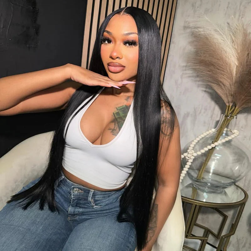 Bye~Bye~KNOTS FULL LACE HD LACE HUMAN HAIR WIG - STRAIGHT