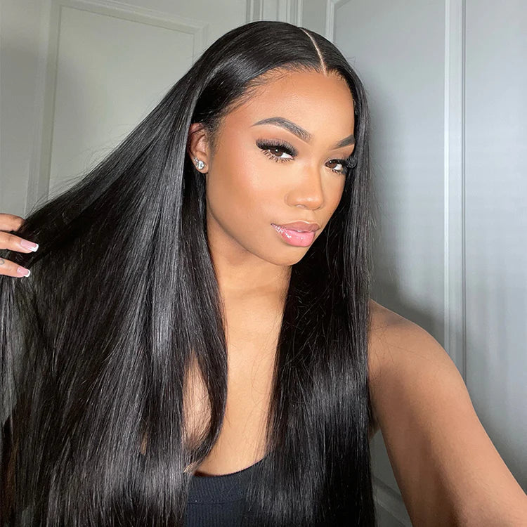 💥【BLACK FRIDAY】💥Adeline 13x6 HD Swiss Lace Front Upgraded Pre-plucked Hairline Wig - Straight