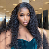 13x4/13x6 HD Lace Full Frontal with Drawstring Wig - Water Wave
