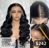 【Solo-Piece】Byebye Knots 13x6 HD Lace 24inch 180% Frontal Wig - Body Wave
