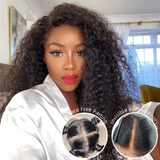 【LUX】Bye~Bye~KNOTS FULL LACE HD LACE HUMAN HAIR WIG - Deep Curly