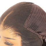 13x6 Transparent Lace Front Pre-plucked Salt and Pepper Gray Color Wig - Straight