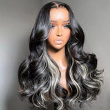 [50% OFF] 13x6 Transparent Lace Front Pre-plucked Hairline Highlight Blonde Color Wig -  Body Wavy/ Straight