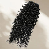 【Seamless Crochet Braids】Soft Feather Crochet Hair Extention 100% Human Hair - Water Curl