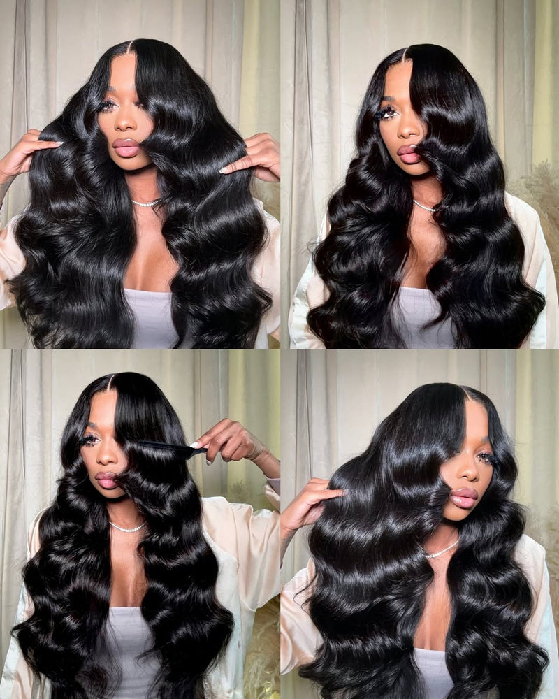 Full Lace HD Swiss Lace Upgraded Pre-Plucked Wig - Body Wave