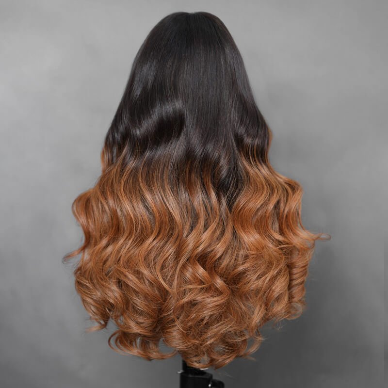 【Crazy】13x6 HD Lace Upgraded Hairline Ombre Color 150%180%250% Wig - Body Wave Wave